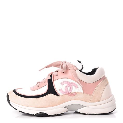 chanel sneakers pink